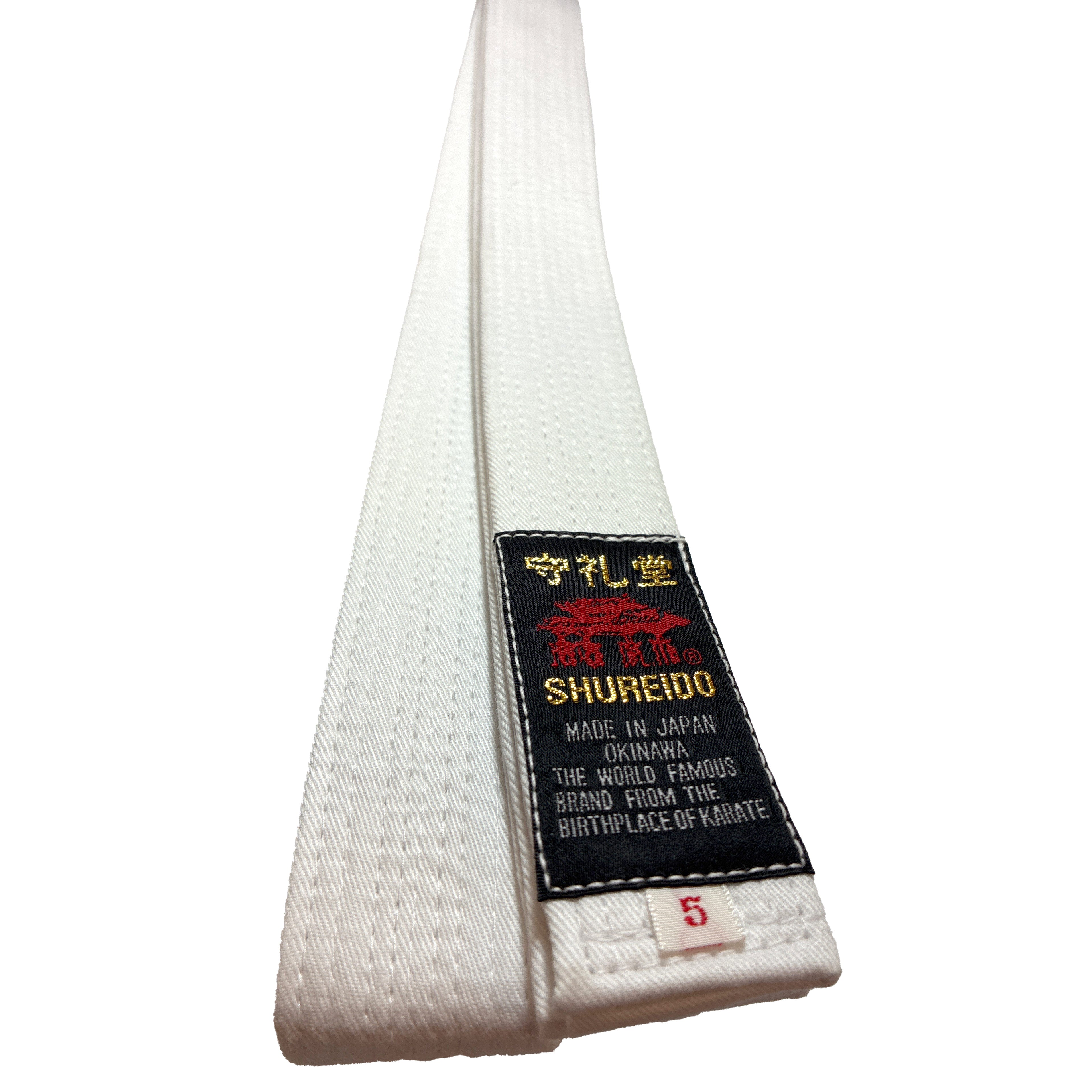 Cinturón Blanco Shureido – Shiro Obi (Algodón)