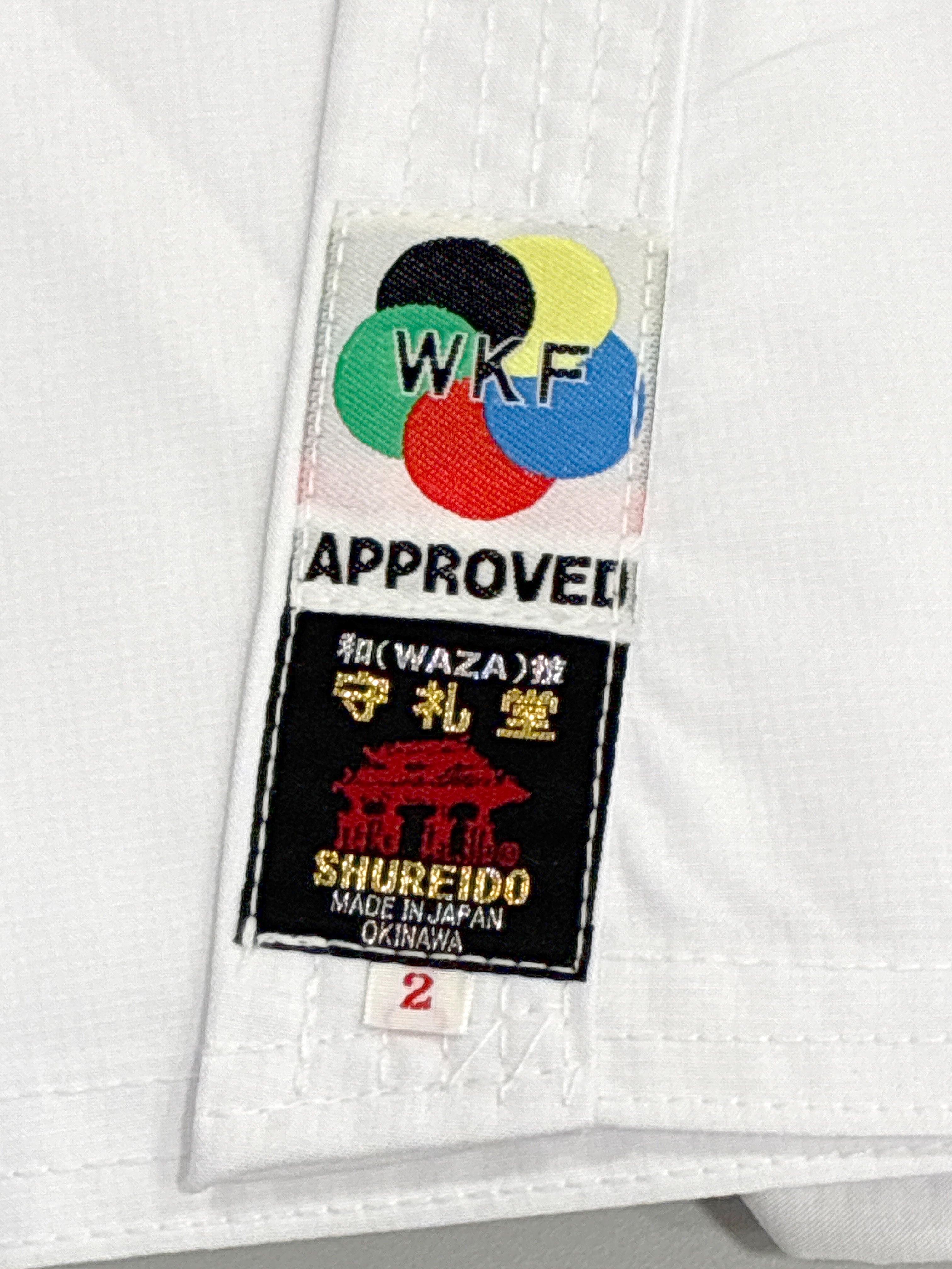 Conjunto Shureido Waza WKF – 2 Chaquetas (Roja y Azul) + 1 Pantalón