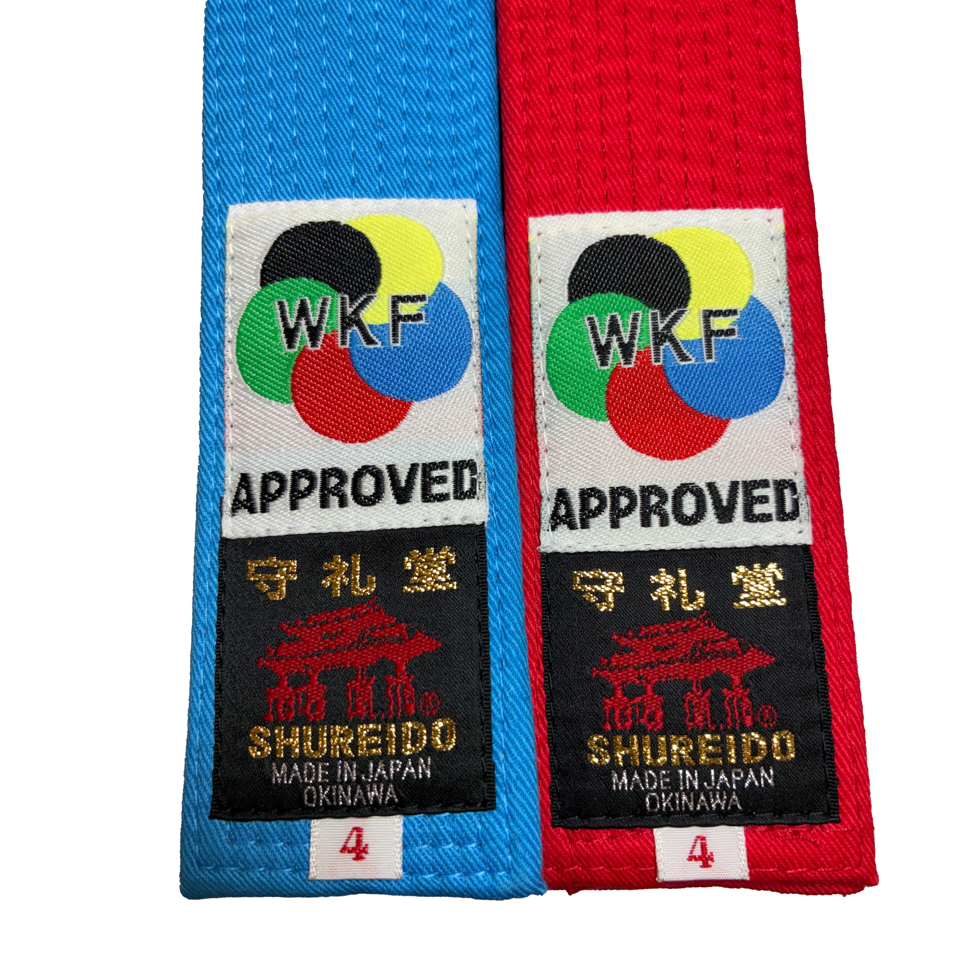 Cinturón Shureido Kata – Azul o Rojo (WKF Approved)