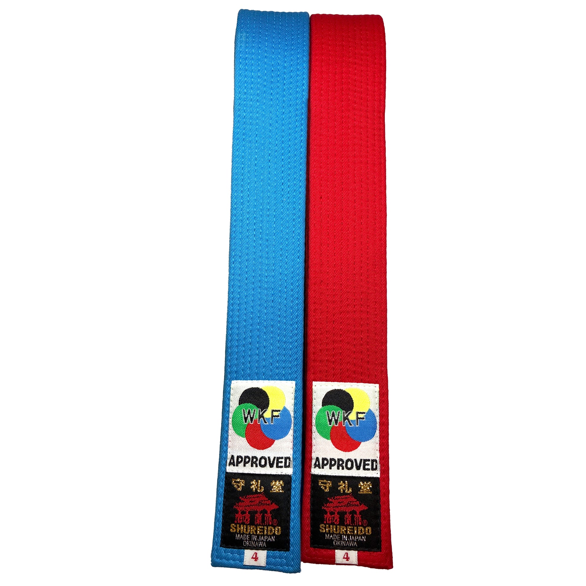 Cinturón Shureido Kata – Azul o Rojo (WKF Approved)