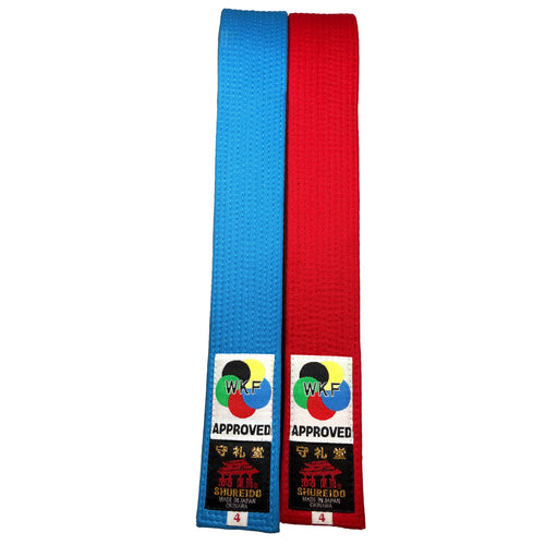 Cinturón Shureido Kata – Azul o Rojo (WKF Approved)