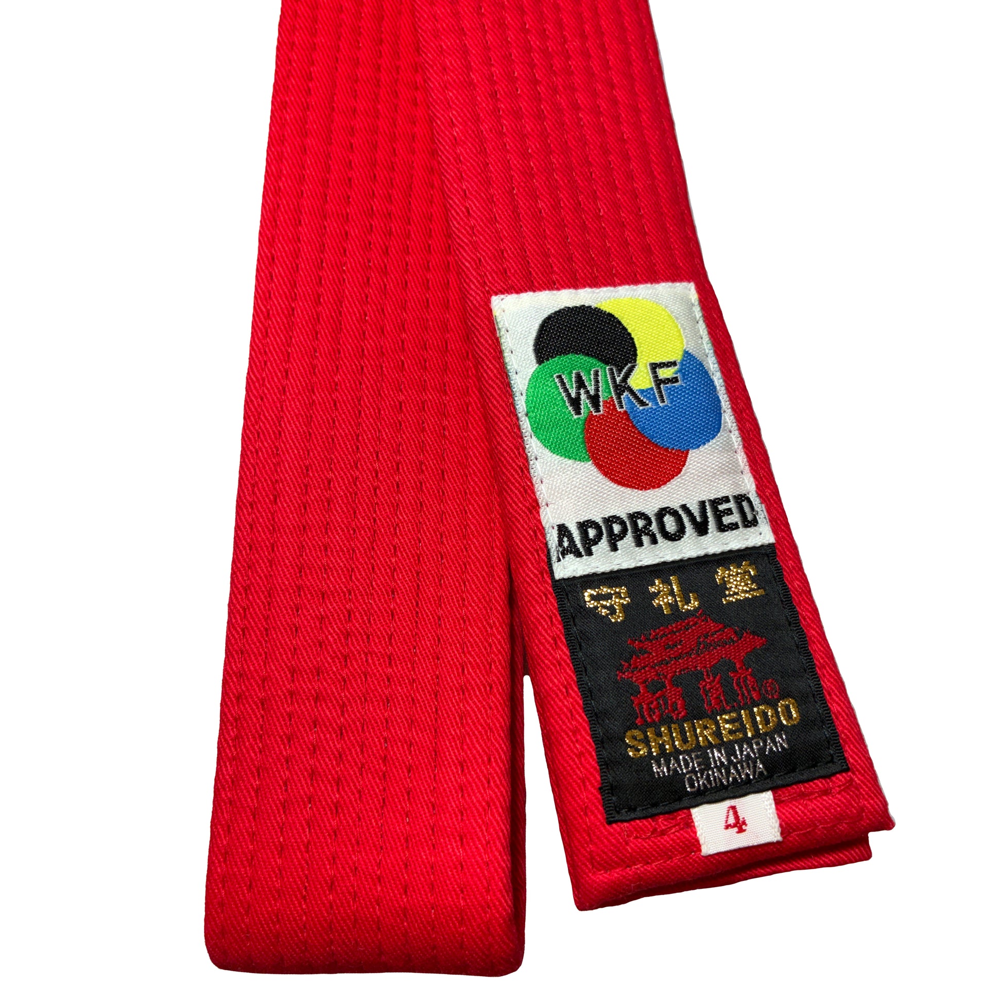 Cinturón Shureido Kata – Azul o Rojo (WKF Approved)