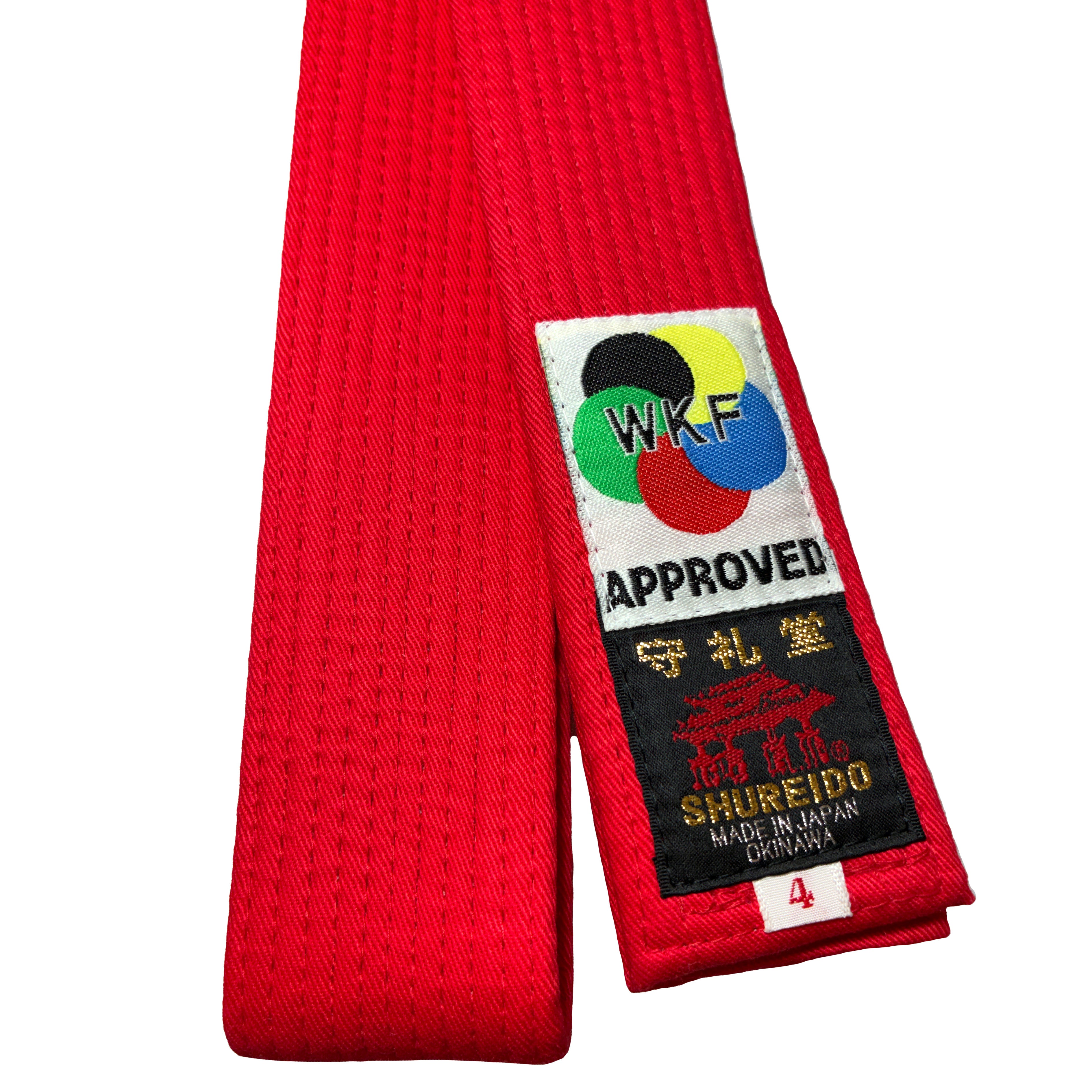 Cinturón Shureido Kata – Azul o Rojo (WKF Approved)