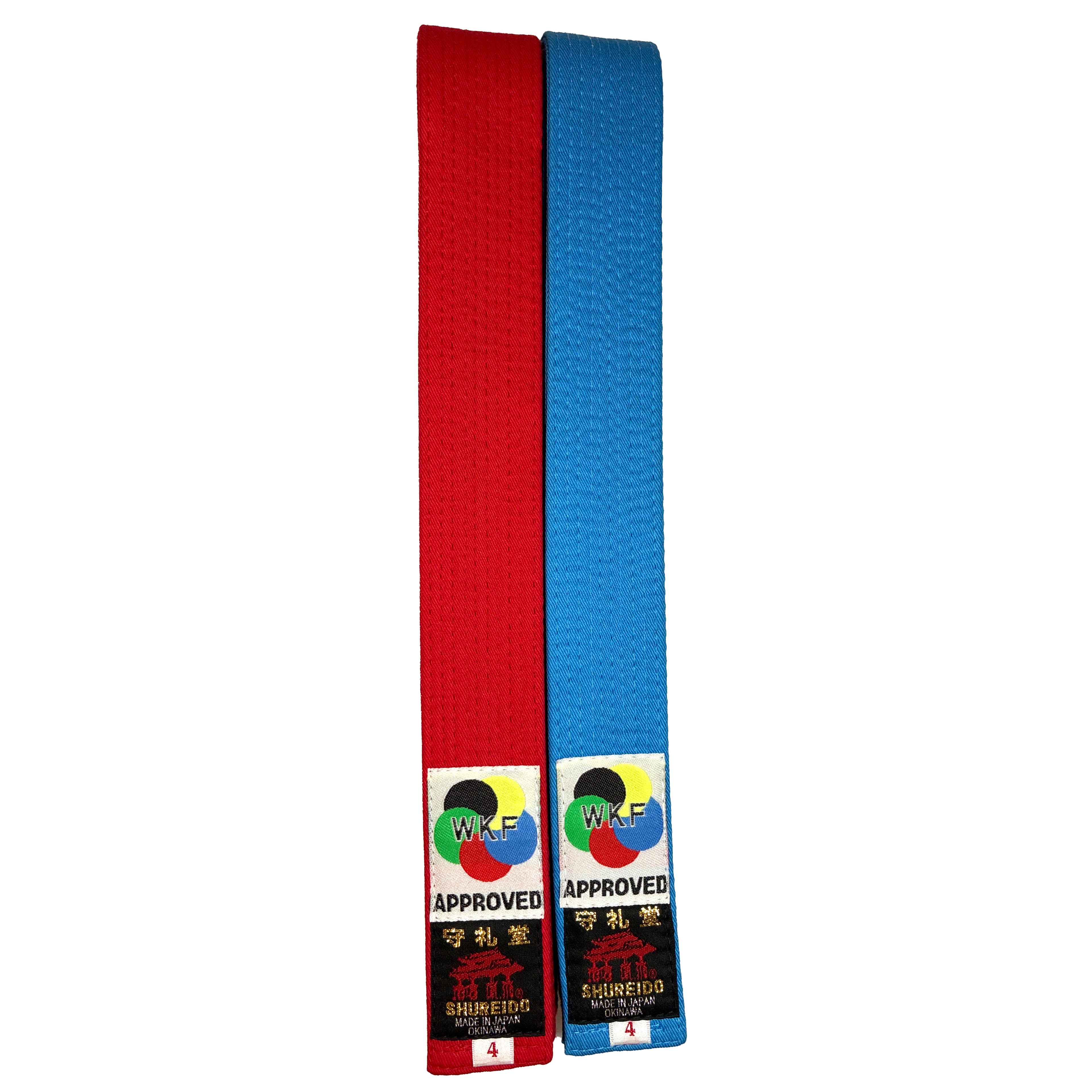 Cinturón Shureido Kumite – Azul o Rojo (WKF Approved)