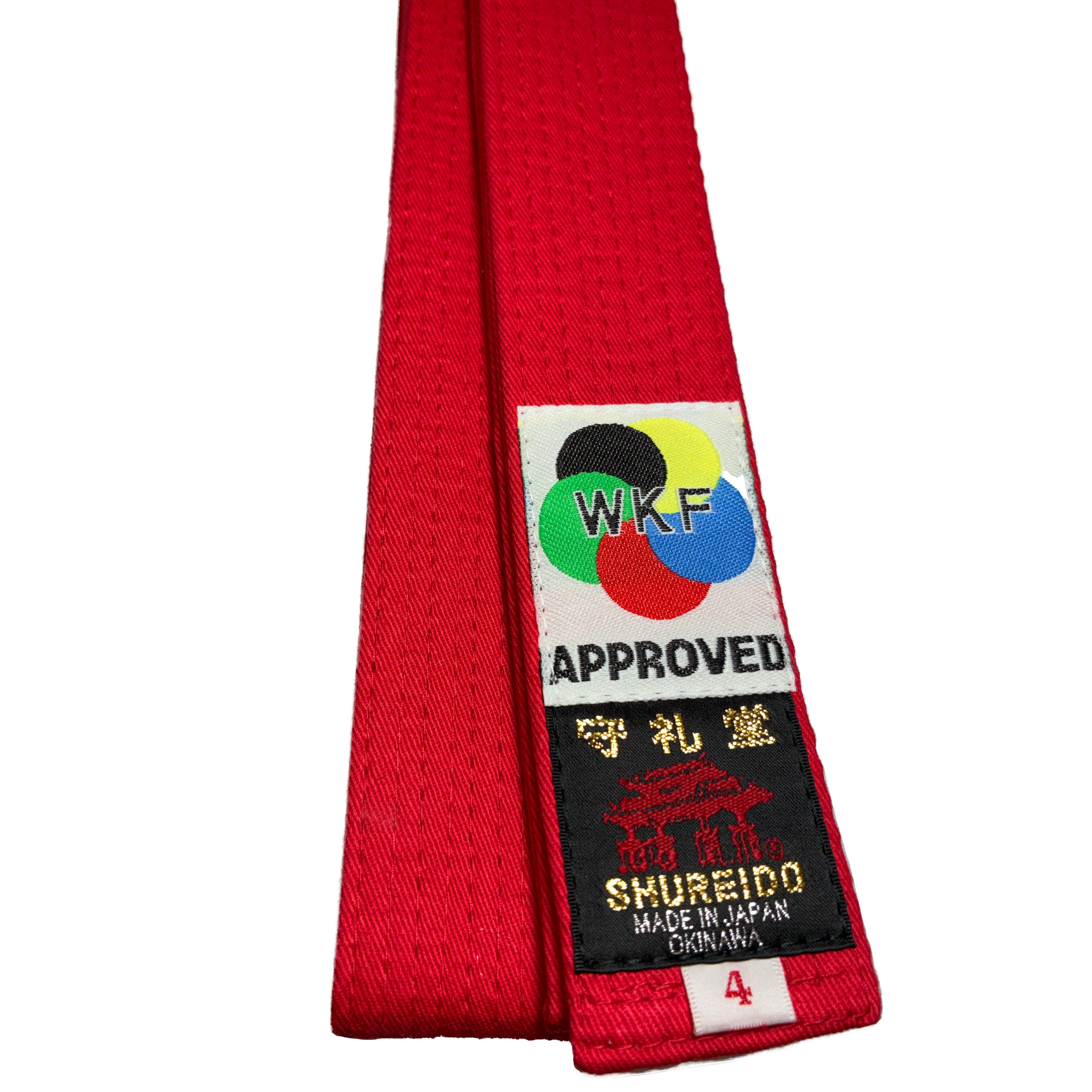 Cinturón Shureido Kumite – Azul o Rojo (WKF Approved)