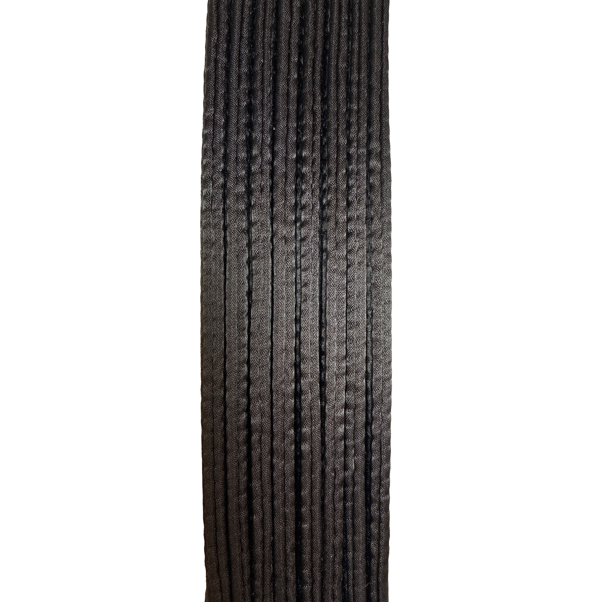 Cinturón Shureido Negro Grosor Estándar (Seda Satín)