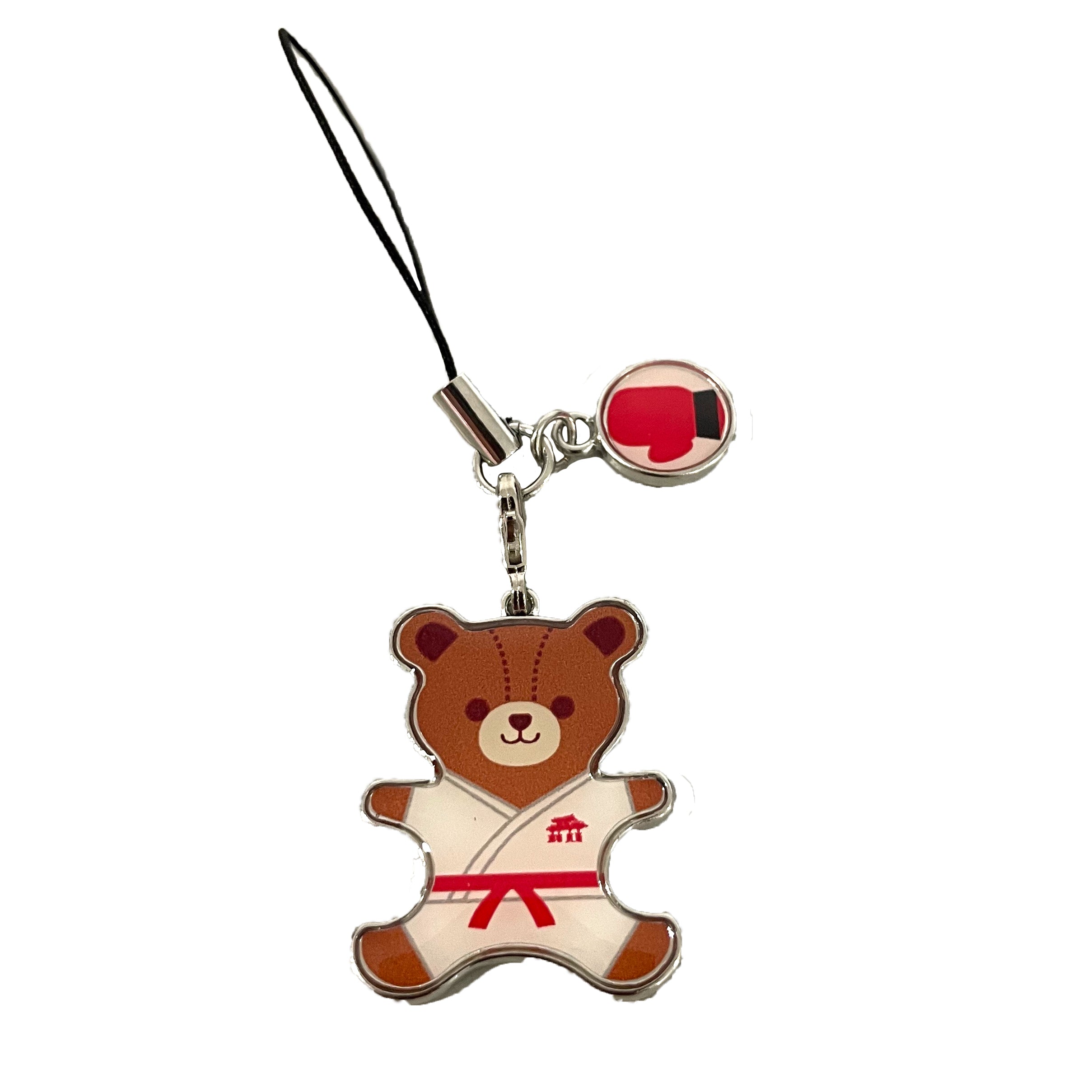Llavero Shureido Oso Kumite – Rojo/Azul